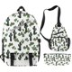 thumbnail image 1 of Set de mochila con estampado floral en 3D para niños y escuela con bolsa para lápices, 1 of 1