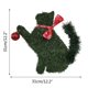 thumbnail image 3 of Corona Navideña Verde Con Gato Y Corona Navideña Para La Puerta Principal Corona De Invierno Con Lazo Rojo Y Agujas Corona Festiva Decoración De Temporada Para La Puerta Principal, La Ventana Y La C, 3 of 7