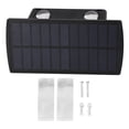 thumbnail image 1 of Solar Outdoor Wall Lights IP65 Waterproof Double Headed Solar Wall Sconce for Garden Steps Golden Light, 1 of 5