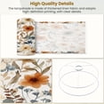 thumbnail image 4 of Cottagecore Lampshades 2 Pack Soft Watercolor Floral Orange Blue Flowers 13"x13"x10" Light Shade for Table Lamps Floor Lamp Shades Lampshade Replacement Easy Assembly, 4 of 8