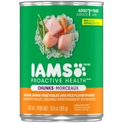 Iams Proactive Health Adult Chicken, Spring Vegetables And Rice Flavor Chunks In Gravy Wet Dog Food 13.0 Ounces