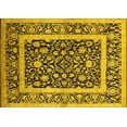 thumbnail image 1 of Ahgly Company Indoor Rectangle Oriental Yellow Traditional Area Rugs, 8' x 12', 1 of 4