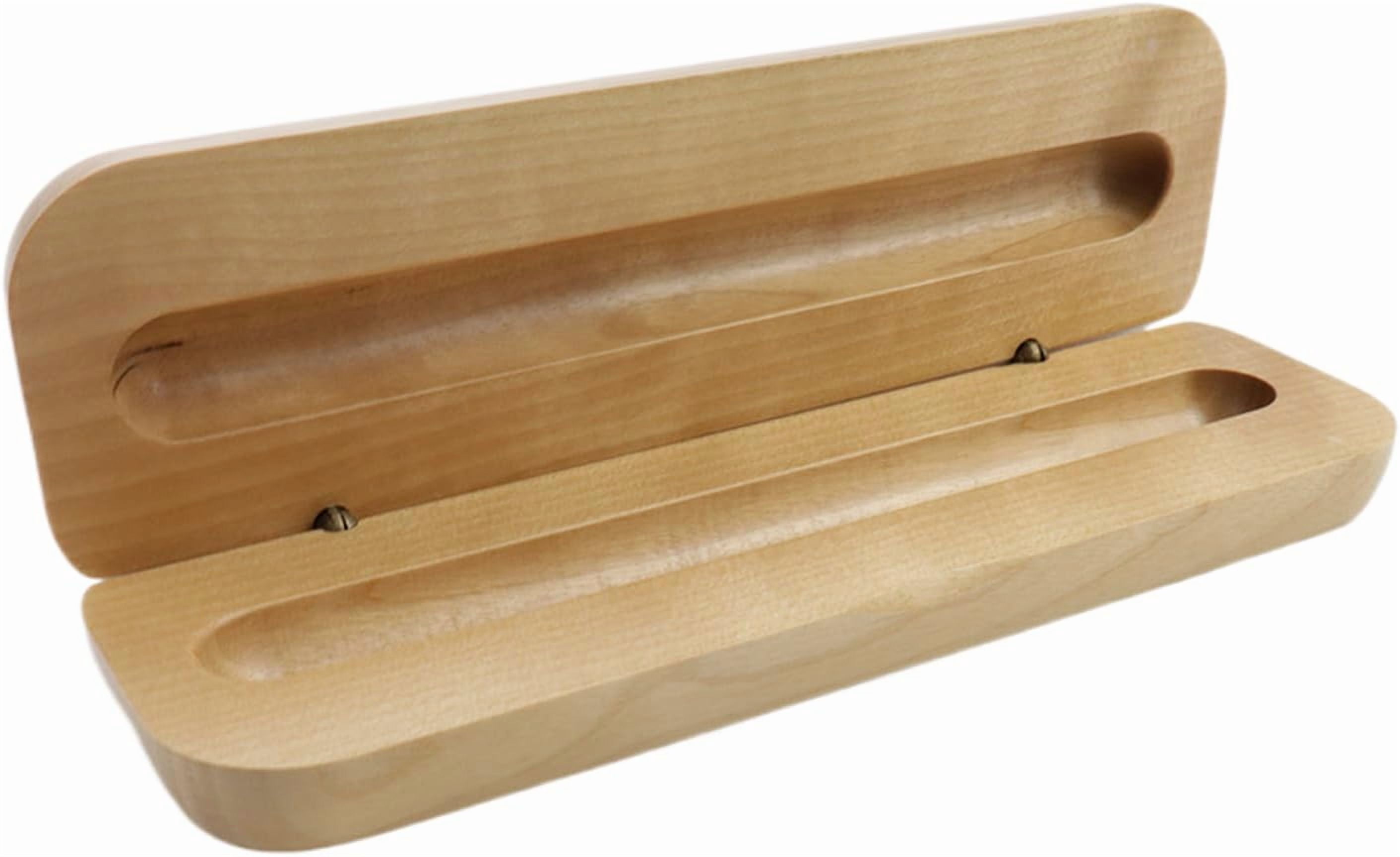 ABPETE 2 Pcs Wooden Pen Gift Boxes Empty Ballpoint Pen Gift Box Pencil Boxes Pencil Present Empty Case Collection Set for Business Birthday Office Supplies