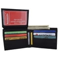 thumbnail image 4 of Bifold Mens Smooth Genuine Leather Flap Up ID Wallet 1153 CF, 4 of 53