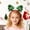 2#, variant on Horivan 1 Counts Christmas Hair Accessories Headband Festive Glitter Bows for Holiday Parties Women's Christmas Photo Props Long Lasting Plastic Hairband for Seasonal Celebrations