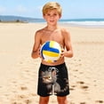 thumbnail image 5 of Piuwrlz Boys Swimming Trunks for Boy Swim Shorts Solid Color Single Piece Short Trousers Black Size 7 Years, 5 of 9