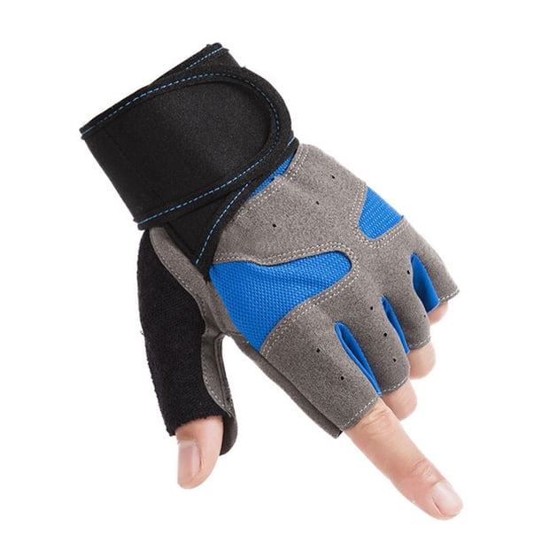 Manopla antideslizante para hombre y mujer, guante deportivo de medio dedo para ciclismo, gimnasio, Lucha Táctica, levantamiento de pesas, almohadilla de protección, N28 Fivean Guantes deportivos