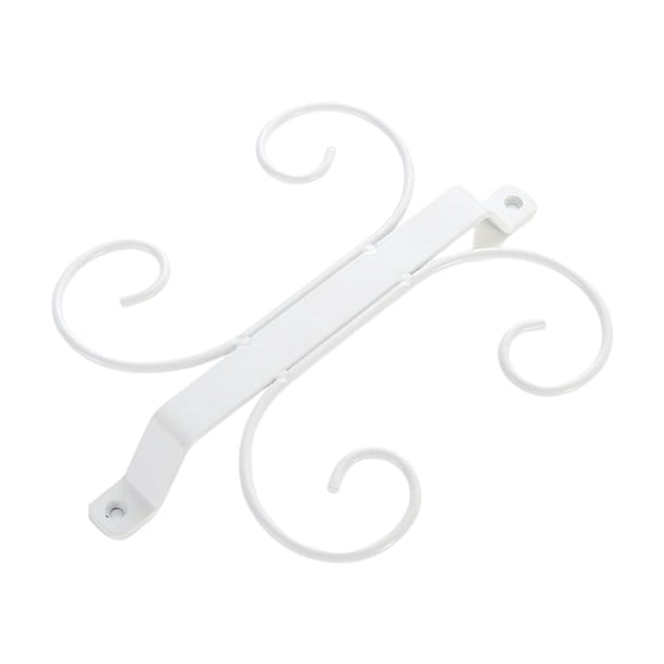 Advancent Soporte para copas de vino, elegante Color sólido, 4 ganchos, montaje con tornillo, estante para Bar de cocina esmerilado Organizadores de utensilios de cocina Blanco