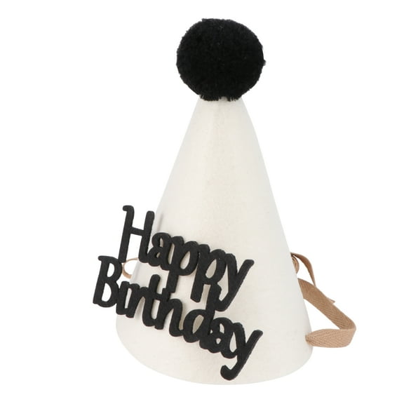 PBPBOX Happy Birthday Hats Felt Cloth Accessory 1Pcs