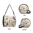 thumbnail image 3 of ZIATUBLE Floral Plants Toilet Paper Storage Holder Lightweight Hanging Toilet Paper Dispenser Round Paper Towel Storage Container Camping Hanging Paper Towel Storage Bag, 3 of 7