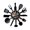 Without LED, variant on Vintage Kitchen Cutlery Vinyl Record Wall Art Spoon Fork Knife Kitchen Wall Clock Tableware Decorative Clock Foodie Gift Idea With LED