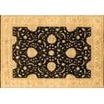 thumbnail image 1 of Ahgly Company Indoor Rectangle Oriental Brown Traditional Area Rugs, 2' x 5', 1 of 4