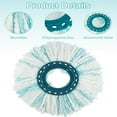 thumbnail image 3 of LOVEVER 4 Pack Spin Mop Head Replacement Compatible with Leifheit Microfiber Mop Head Machine Washable Mop Refills Replacements Household Cleaning Tools, 3 of 7