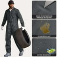 thumbnail image 5 of FEN AI Mechanic Suit for Mens Long Sleeve Coveralls Zipper Front Work Jumpsuit for Mechanics, Industrial Overall Uniform, 5 of 8