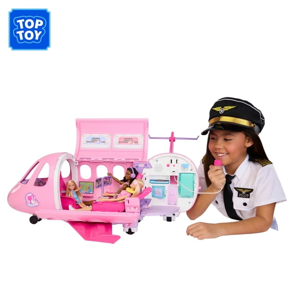 Barbie Dream Land Dream Plane with Working Microphone Feature and 14 Accessories