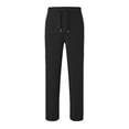 thumbnail image 4 of Kids Side Stripe Sweatpants, Elastic Waist Loose Fit Trousers, Casual Unisex Everyday Bottoms, 4 of 4