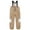 Khaki, variant on LNZGNM Snow Bibs Kids 8-12Y Insulated Waterproof Elatsic Waist Snowsuit Windproof Warm Skiing Cargo Pants Winter Ski Outfit with Zipper Pockets for Children for Cycling, Khaki, L