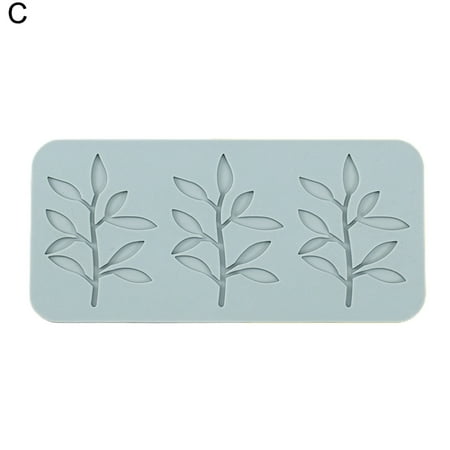 

UDIYO Sugar Mold Multifunctional Sugar Mold Minimalist No Odor Leaf/Feather/Flower Shape Candy Mold Kitchen Tools