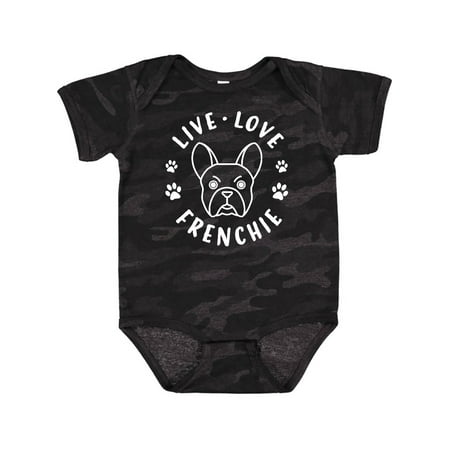 

Inktastic Live Love Frenchie Gift Baby Boy or Baby Girl Bodysuit