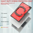 thumbnail image 2 of TECH CIRCLE Rugged Case for Microsoft Surface Pro 7+ (12.3") Tablet, Microsoft Surface Pro 7/6/5/4 Case (12.3 Inch) - Shockproof Sturdy Kickstand Case with Handle (Red), 2 of 9