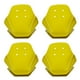 thumbnail image 1 of Protectores de patines Wosthever paquete de 4 para deportes al aire libre amarillo, 1 of 6