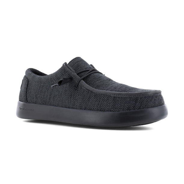 Zapatos de trabajo y seguridad Volcom Chill para hombre negros, talla 6.5 de ancho