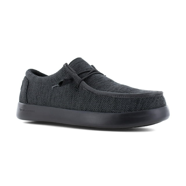 Zapatos de trabajo y seguridad Volcom Chill para hombre negros, talla 6.5 de ancho