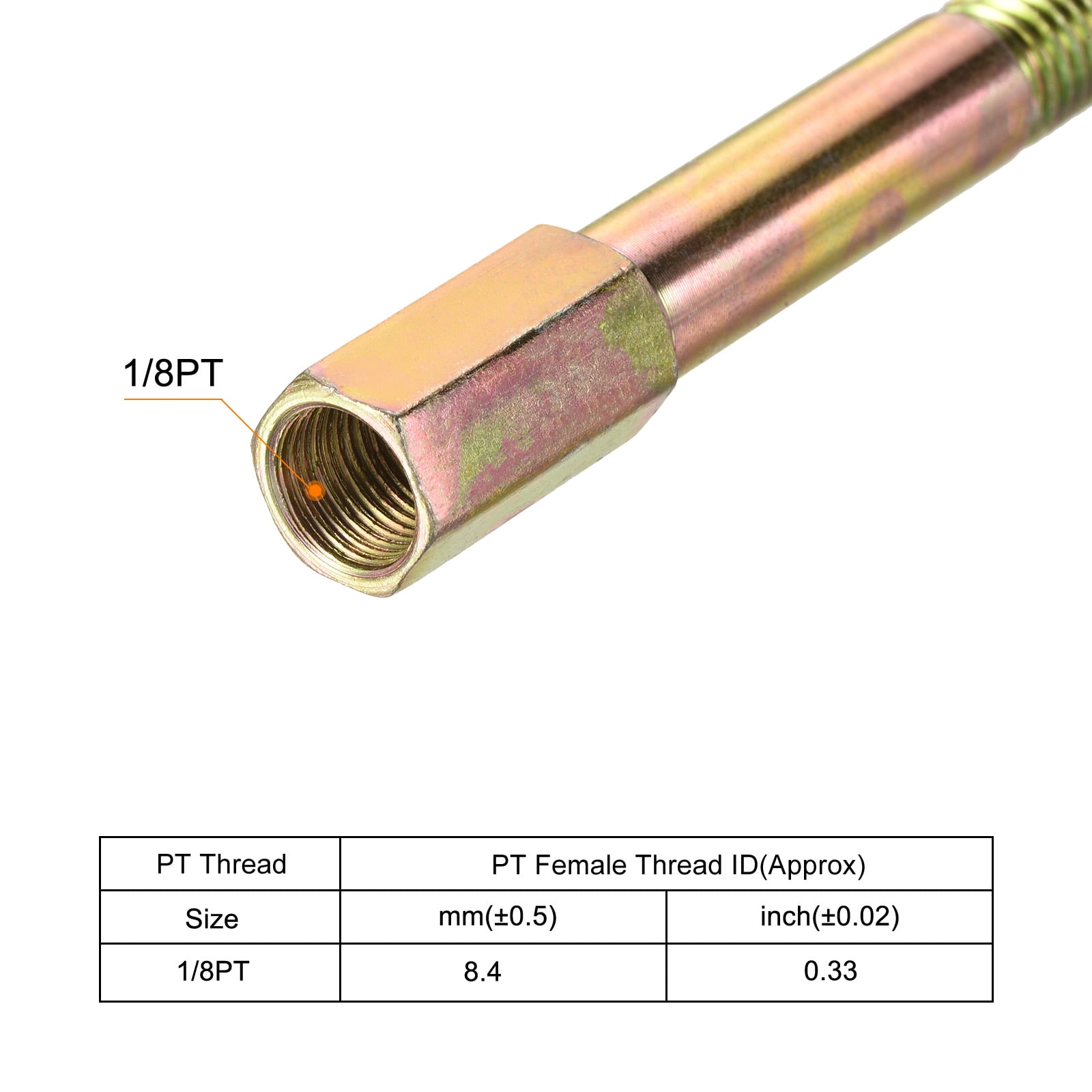 1/2 in. x 0.33 ft. IPS Lead-Free Brass Pipe Nipple in Oil Rubbed Bronze 1/2 in. x 0.33 ft. IPS Lead-Free Brass Pipe Nipple in Oil Rubbed Bronze