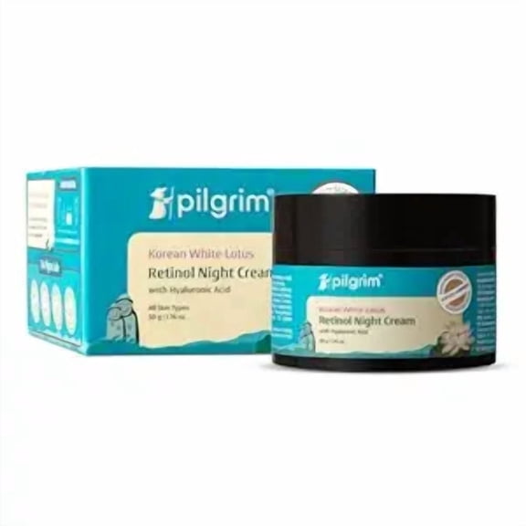 Pilgrim Retinol Night Cream with Vitamin C & Hyaluronic Acid – 50 g