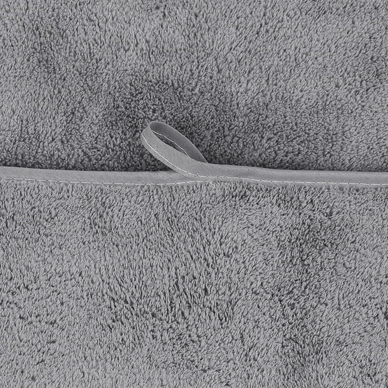 Extra Large Soft Plush Fleece Quick Dry Bath Towels Set, 2 Packs