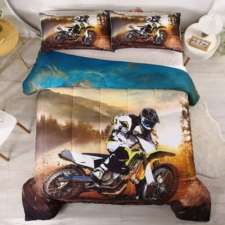  Homewish American Flag Comforter Set Twin Size Boys Dirt Bike  Racing Motocross Rider Bedding Set Kids Teens Men Rustic Farmhouse Wooden  Quilt Set Retro Black Pine Tree Silhouette Duvet Insert 2pcs 