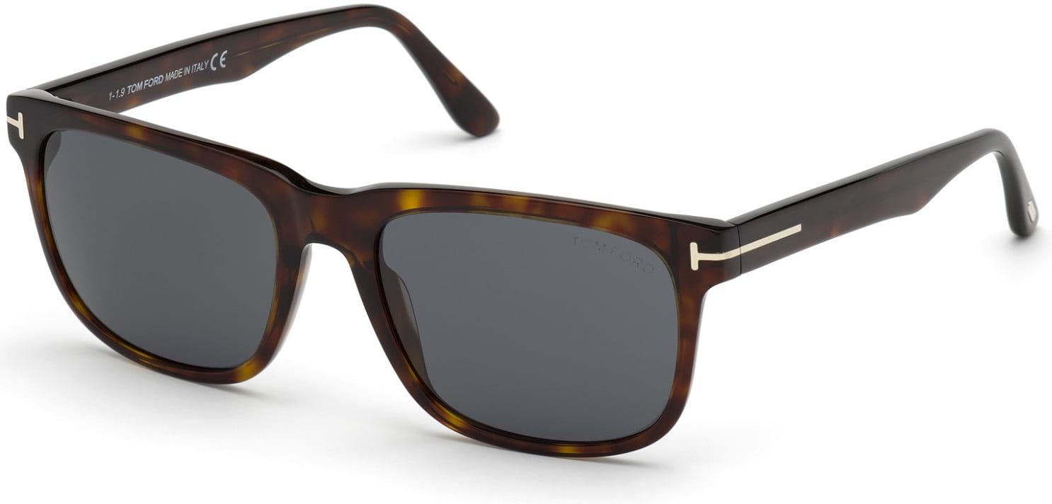 Tom Ford Stephenson Grey Square Men's Sunglasses FT0775 52A 56