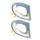 thumbnail image 4 of Warm Washable Toilet Cushion with Thick Acrylic Fibers Skyblue Cartoon Design for Bathroom Use Fits Most Standard Toilets 2 pcs, 4 of 5