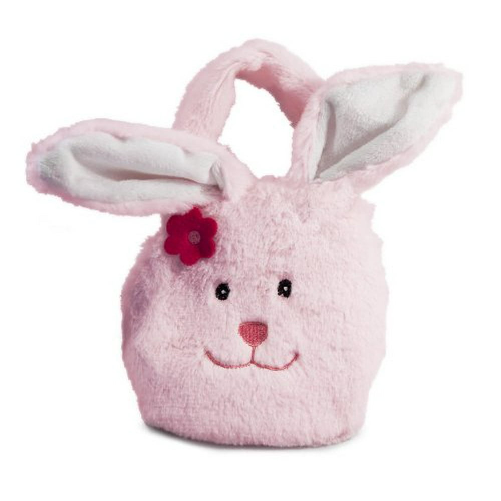 Beverly Hills Teddy Bear Company 6 inch Springtime Bunny Purse in Pink - Walmart.com - Walmart.com