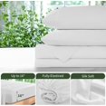 thumbnail image 2 of Rayon Derived from Bamboo Sheets Queen Set Cooling Sheets Piece Sheet Set Thread Count Sheet Deep Pocket Sheet Set Up to Super Soft Silky Smooth (Queen ), 2 of 7
