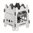 thumbnail image 2 of Lixada Camping Extérieur Portable Ultraléger Pliable en Acier Inoxydable Bois Alcool de Poche avec Plateau à Alcool Camping Pêche Randonnée Sac à Dos, 2 of 7