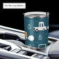thumbnail image 6 of GZHJMY Cartoon Truck Cars Travel Mug Insulated Tumbler with Lid and Straw Cute Bus Stainless Steel Vacuum Keeps Drinks Cold, 6 of 7