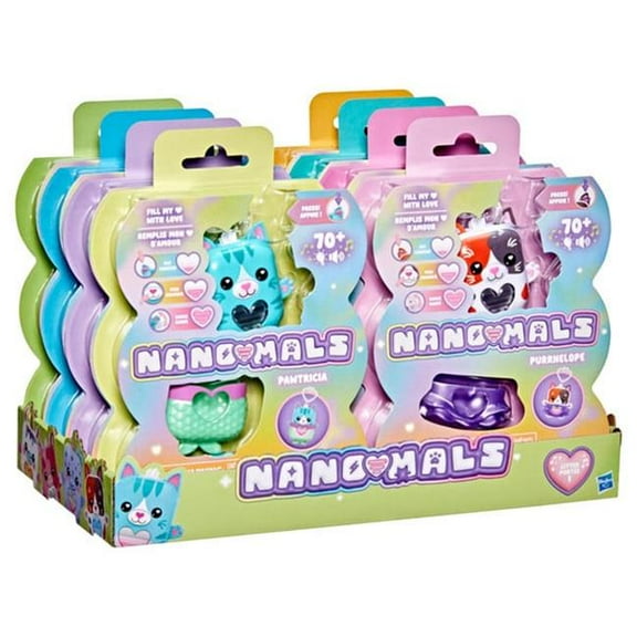 Hasbro HSBG1880 Nano-Mals Core Assortment Dolls - 8 Piece