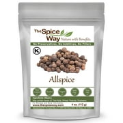 The Spice Way Allspice Whole - All Natural European Asian and American Cuisine Spice Blend - 4 oz