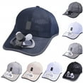 thumbnail image 4 of Baseball Cap USB Rechargeable Écran Solaire Coton Maille d'Été Chapeau de Soleil pour l'Extérieur, 4 of 7