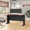 thumbnail image 4 of Pemberly Row Set of 2 60W Office Desk & Lateral File Cabinet in Hansen Cherry, 4 of 16