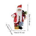 thumbnail image 3 of Jolly Singing Santa Doll Interactive Musical Toy for Kids Festive Holiday English, 3 of 6