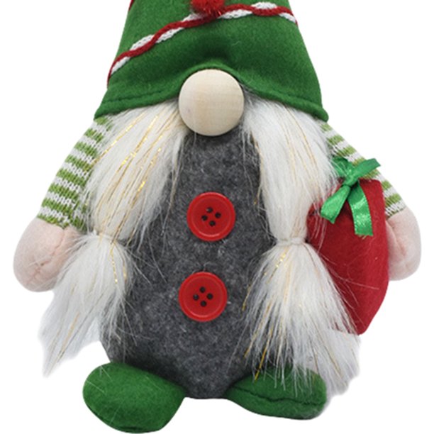 Muñeca nórdica, adornos de escritorio para el hogar, muñeco enano de peluche, adornos navideños Tmvgtek libre de BPA