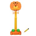 thumbnail image 1 of Costway Adjustable Kids 3-in-1 Sports Activity Center Tiger Basketball Hoop Set W/Balls, 1 of 10