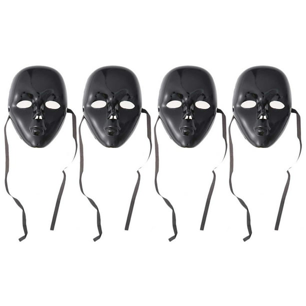 4 piezas de disfraz de halloween máscaras de disfraces de la máscara de fiesta de cosplay Halloween