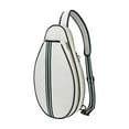 thumbnail image 3 of S SERENABLE Sac de Tennis Équipement Transporter Sac Femmes Hommes Réglable Sangle Tennis Sac de Rangement Beige, 3 of 9