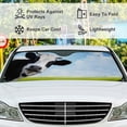 thumbnail image 5 of GZHJMY Car Windshield Sunshade Funny Cow, Foldable Car Visor Front Window Sun Shade for SUV Car 51 x 27.5 inch Keep Vehicle Cool, 5 of 6