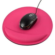 Hodwiequ Gel Wrist Support Game Mouse Mice Mat Pad For Computer Pc Laptop Slip Hot Pink