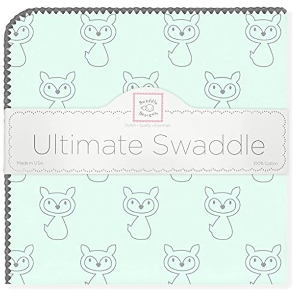 SwaddleDesigns Ultimate Swaddle, XLarge Receiving Blanket, Made in USA