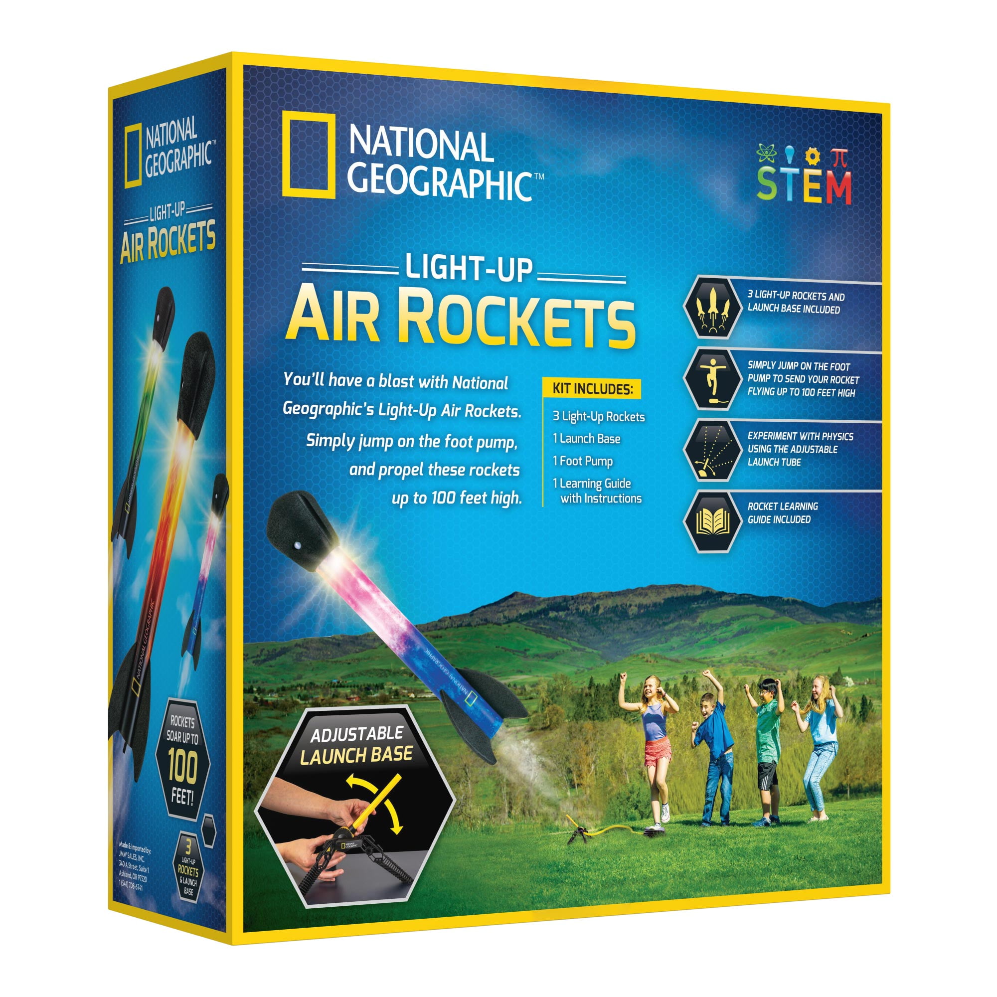 WHOOZIS? AURORA プラスチック組み立てキット Free Shipping! National Geographic Light Up Air Rockets Set for